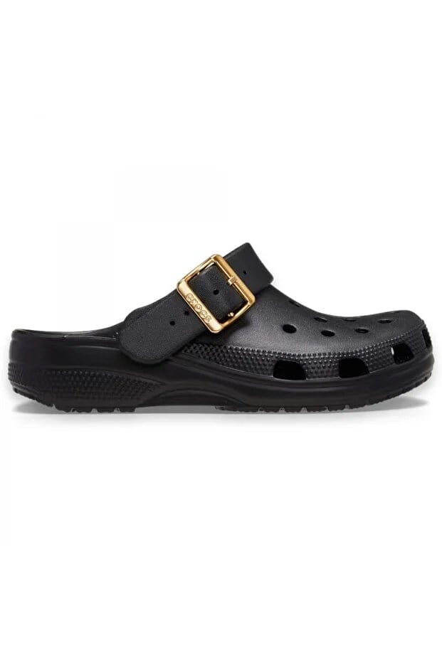 Crocs Classic Metallic Buckle Clog Siyah Unisex Terlik 213543_001