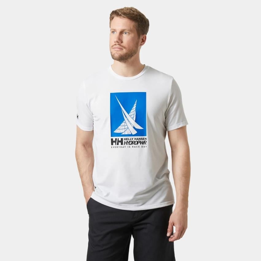 Helly Hansen HP Race Sailing Erkek Tişört HHA.34419.HHA001 Beyaz 