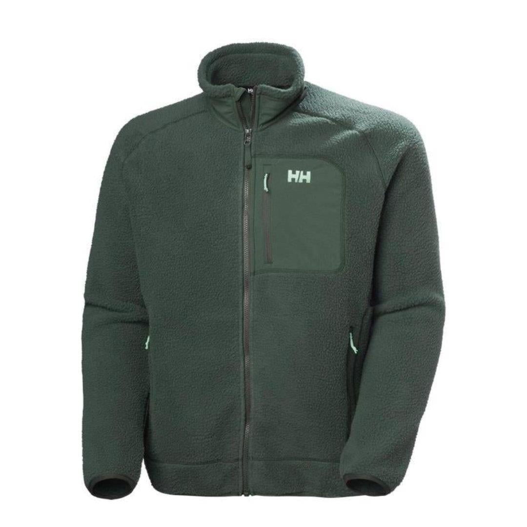 Helly Hansen Panorama Pile Block Jacket Erkek Yeşil Polar HHA.49460.HHA.390