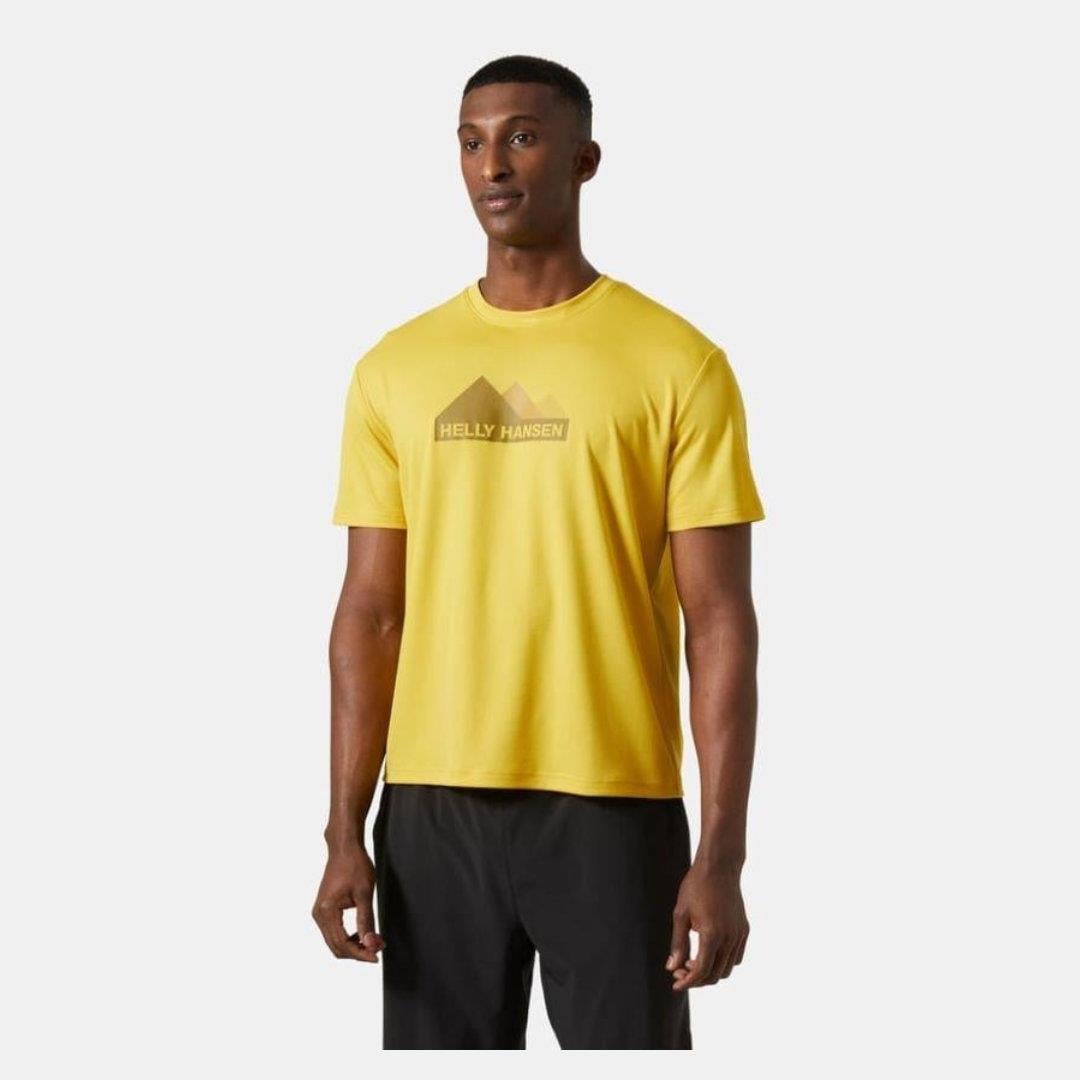 Helly Hansen Tech Graphic Erkek Tişört Sarı HHA.63088HHA348