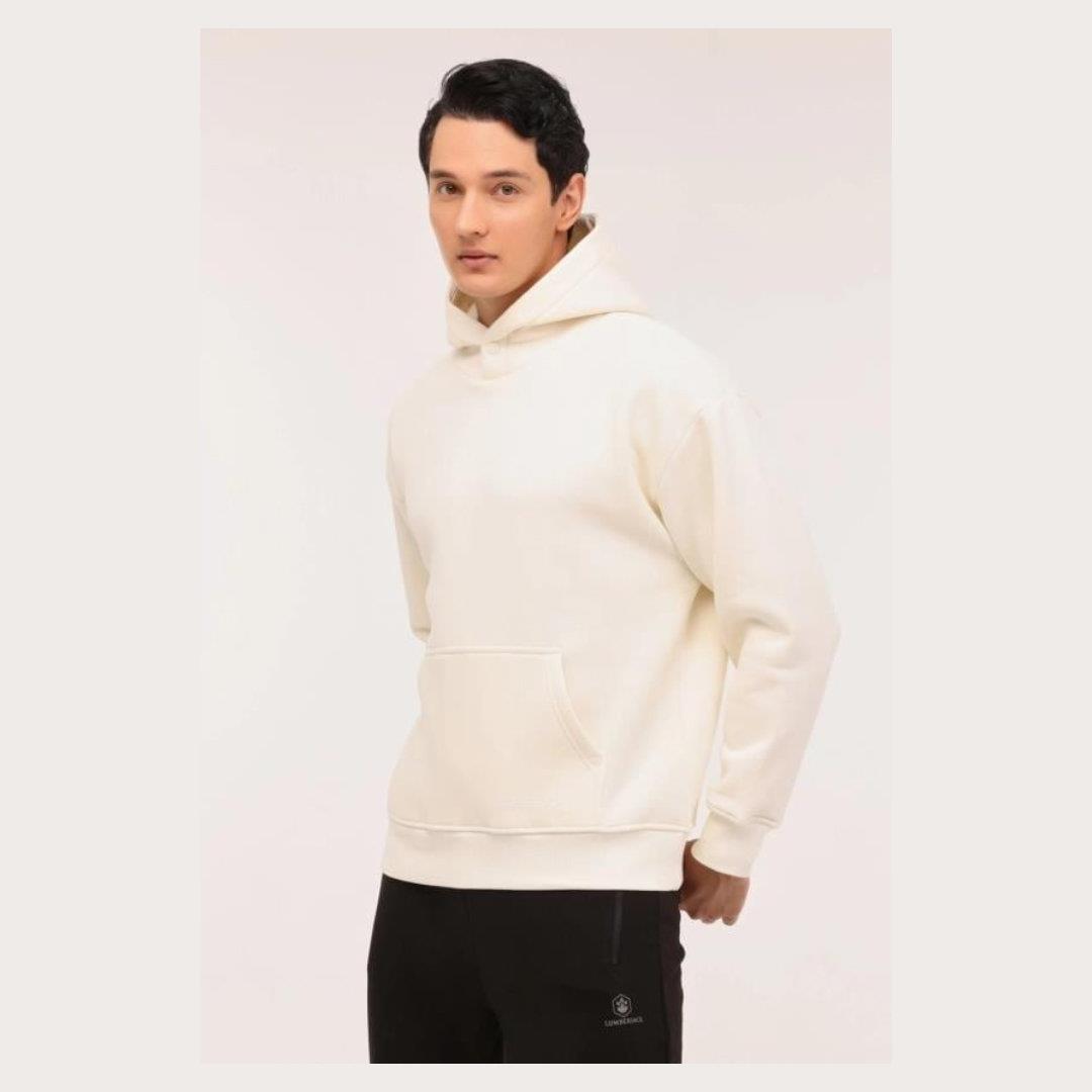 Lumberjack MB ROS 17HS109 4PR Ekru Erkek Sweatshirt