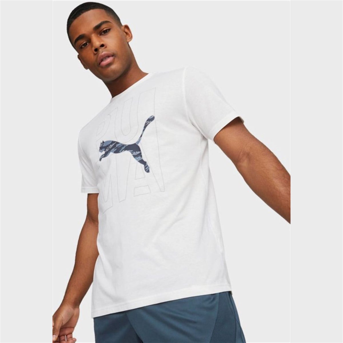 Puma Men S Graphic Tee Concept Tişört Beyaz 52323902