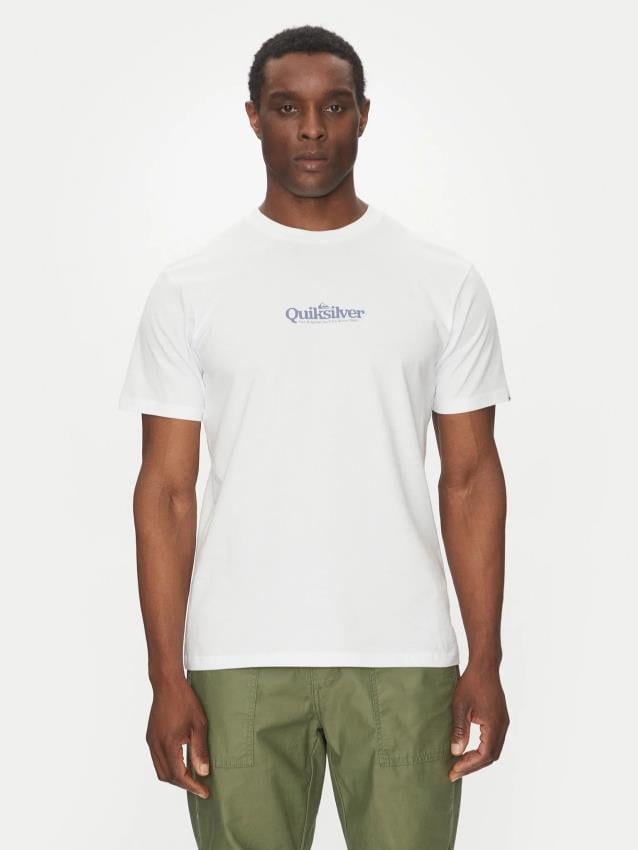 Quiksilver EQYZT08062 Erkek Kısa Kollu Tişört EQYZT08062 Beyaz