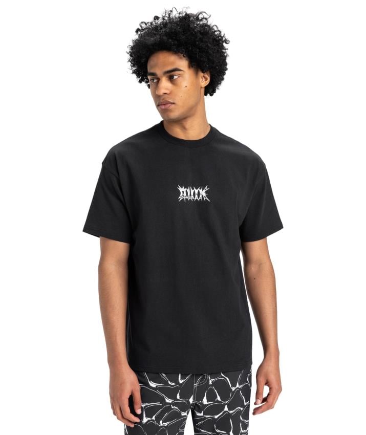 Quiksilver Mercury Chrome Lightning Tee Erkek Kısa Kollu Tişört EQYZT08016 Siyah