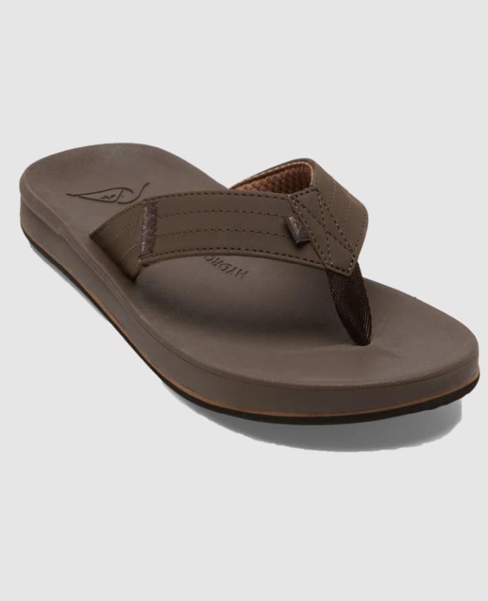 Quiksilver Rivi III Flip Flops in Brown Erkek Terlik AQYL101357 Kahve