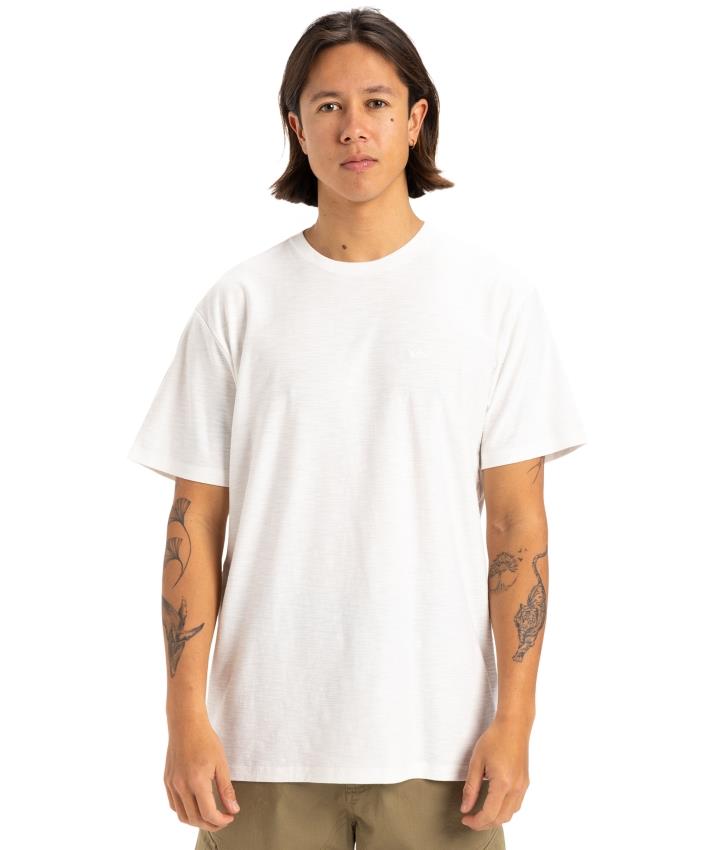 Quiksilver Slub Roundneck Erkek Kısa Kollu Tişört EQYKT04377 Ekru