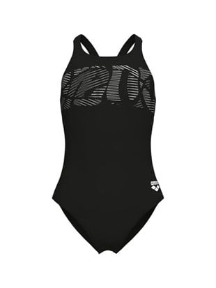 Arena Graphic Swimsuit V Back Kız Çocuk Mayo 006680501