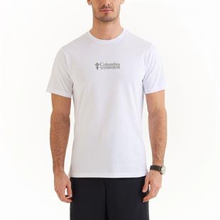 Columbia CSC Ripples Mini Erkek Kısa Kollu T-Shirt Beyaz CS0309-100