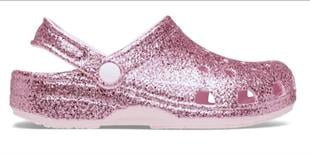 Crocs Kids' Classic Chunky Glitter Clog Kız Çocuk Terlik 211939-6ZW