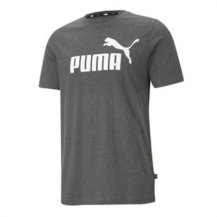 Puma Essential Heather Tee Erkek Siyah Günlük Stil Tişört 58673601