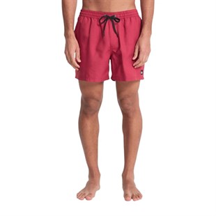 Quiksilver Deluxe 15 Erkek Kırmızı Volley Short Erkek Deniz Şortu EQYJV04101