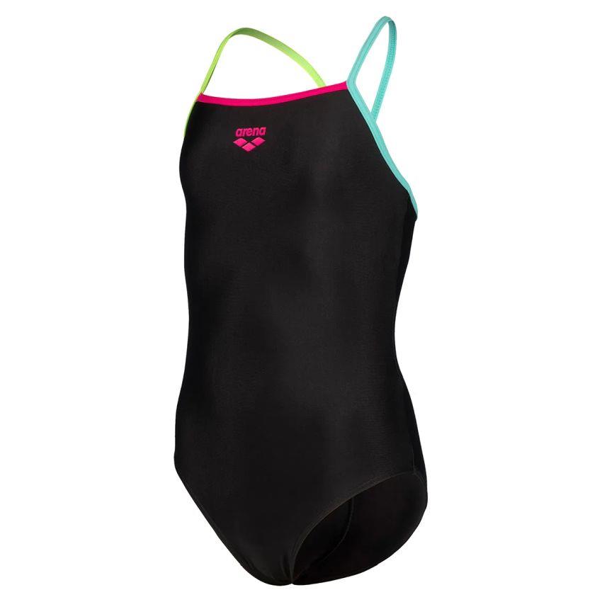 Arena Swimsuit Light Drop Solid Çocuk Siyah Yüzücü Mayosu 005919569