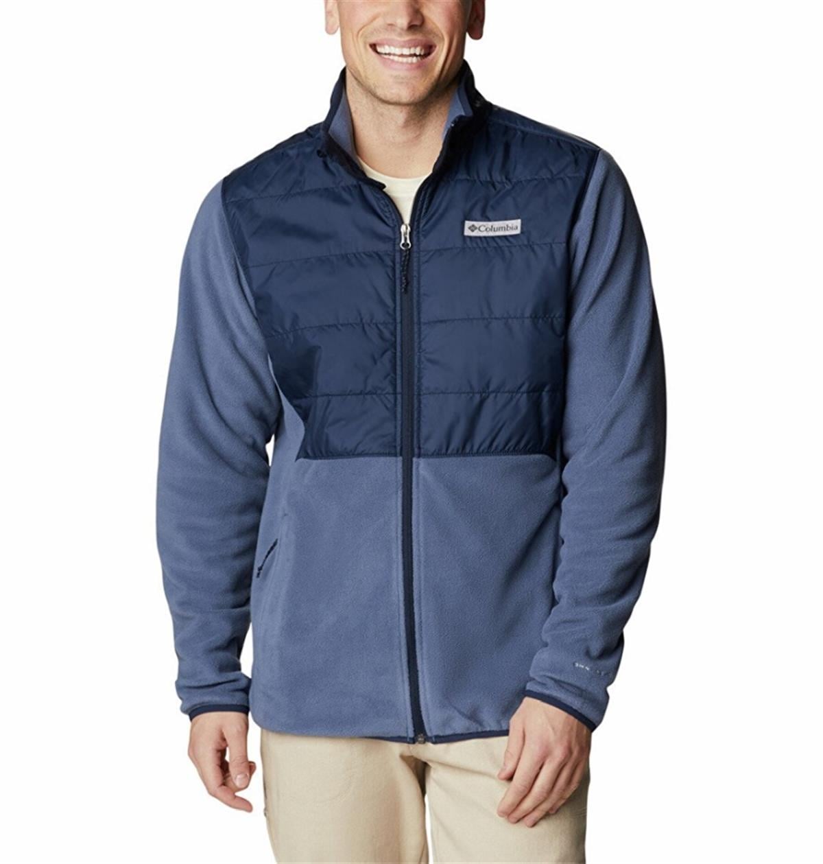 Columbia Basin Butte Fleece Full Zip Dağ Mavisi Erkek Polar AE0241-479