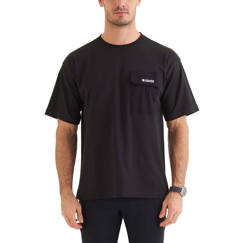Columbia CSC Heritage Erkek Kısa Kollu T-shirt Siyah CS0376-010