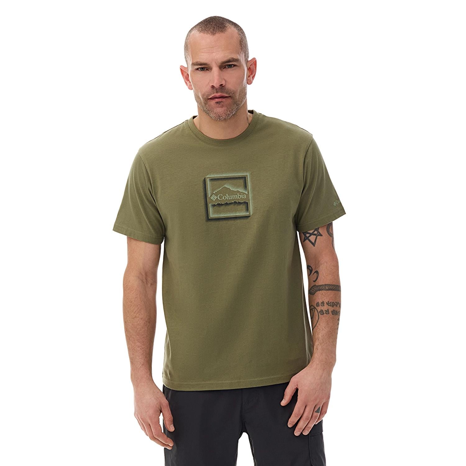 Columbia CSC Illuminated Brand Erkek Kısa Kollu T-Shirt CS0474