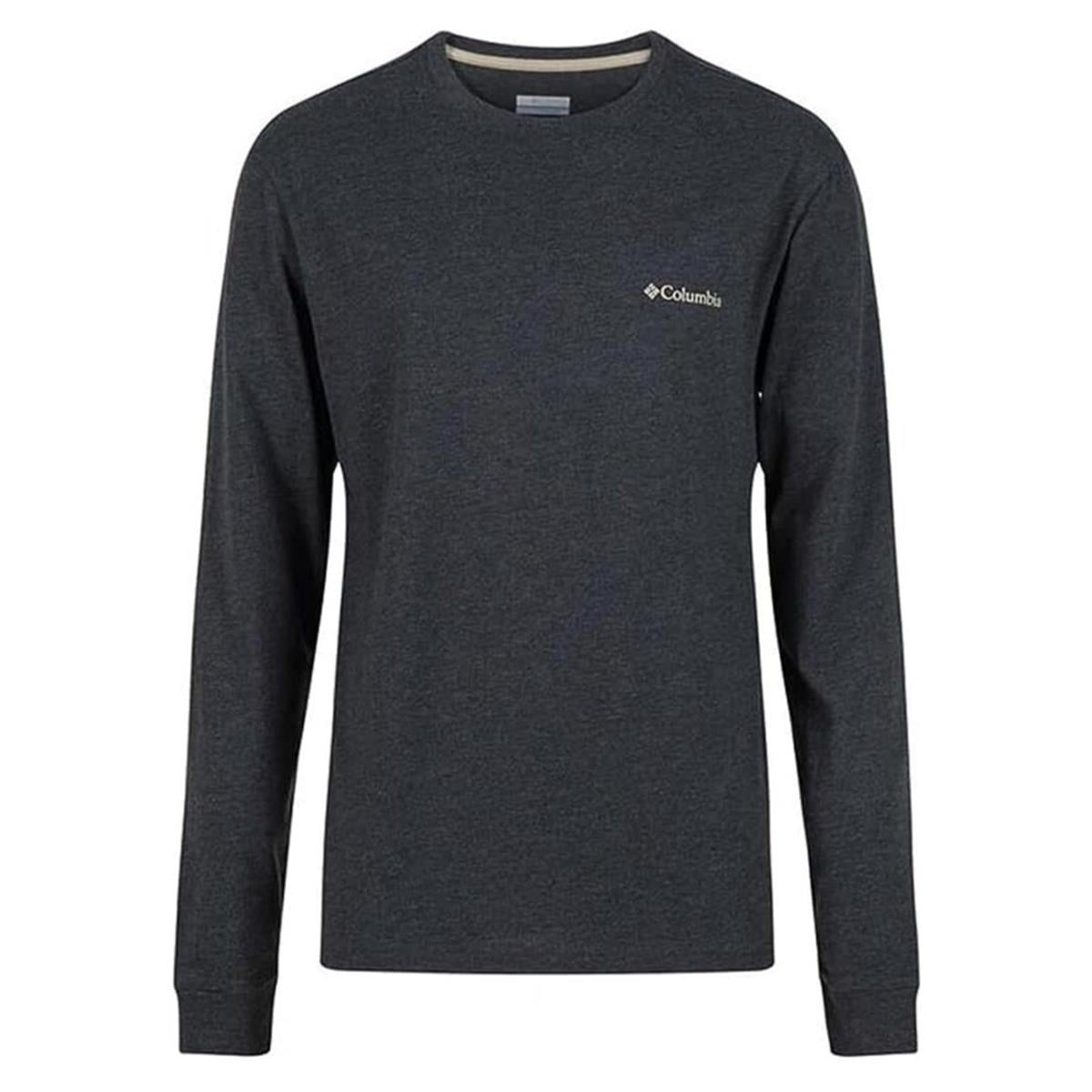Columbia Csc M Basic Sm Logo Ls Tee Gri Erkek Tişört CS0354-012