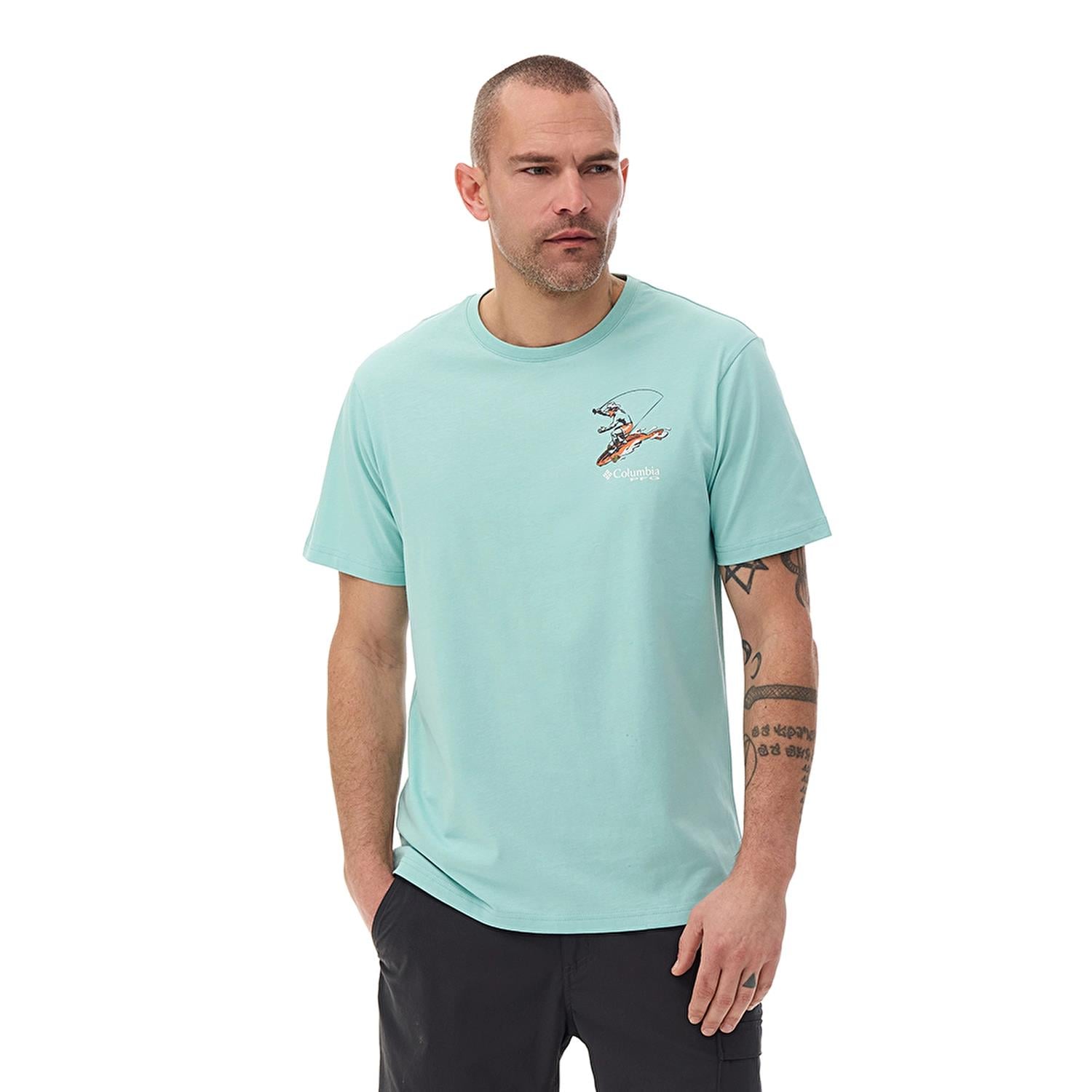 Columbia CSC M PFG Red Rider SS Tee Erkek Kısa Kollu Tişört CS0501