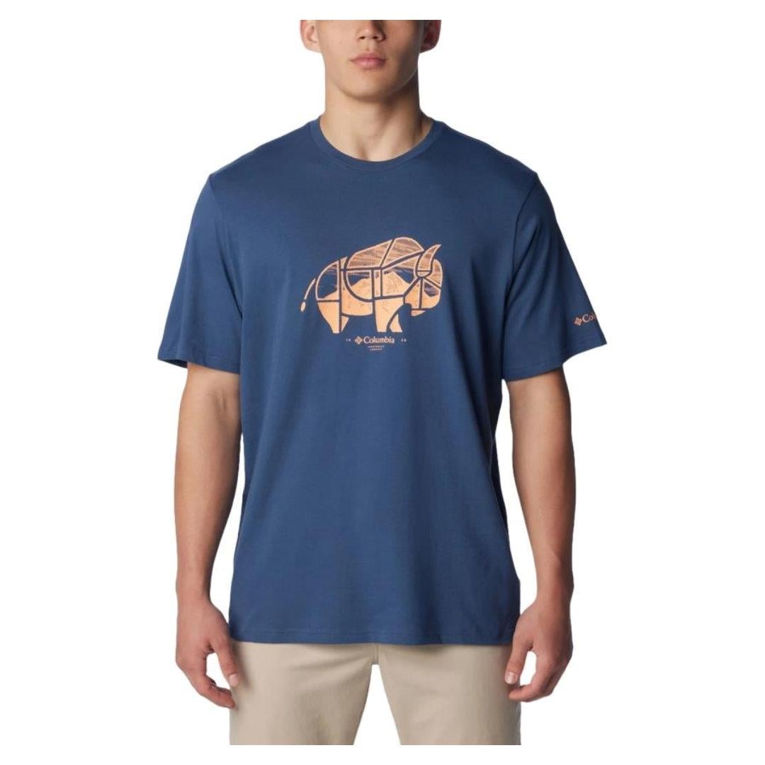 Columbia CSC M Range Roamer Outdoor Ss Tee Erkek Kısa Kollu Tişört CS0360-480