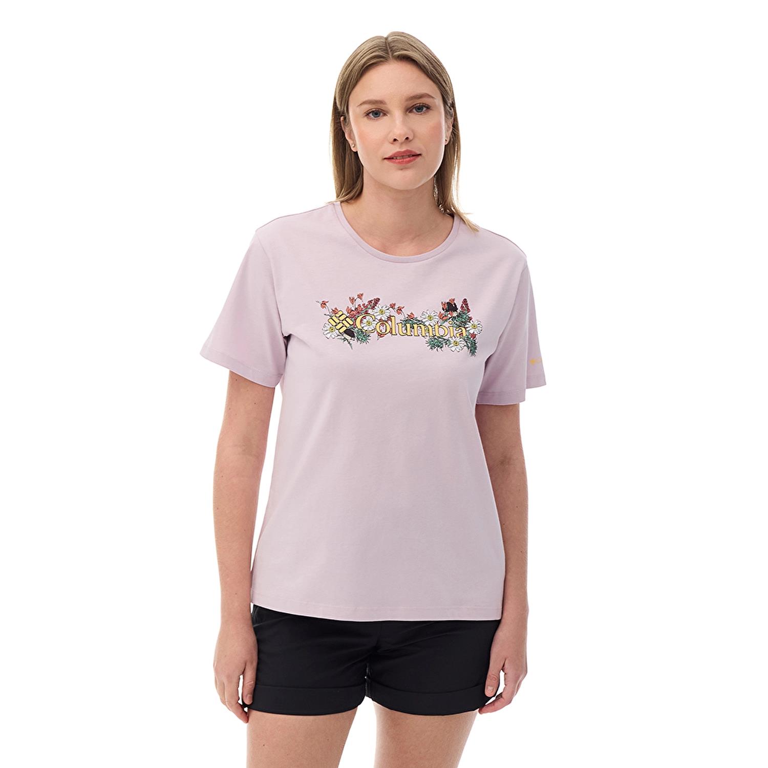 Columbia CSC North Cascade Kadın Kısa Kollu T-shirt Lacivert CS0366