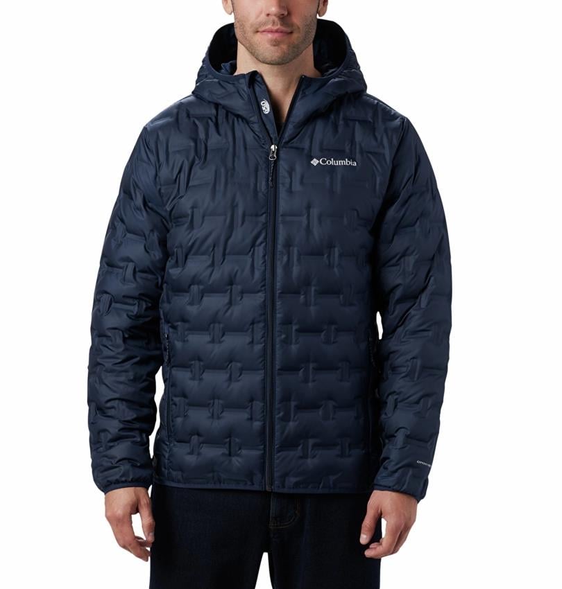 Columbia Delta Ridge Down Hooded Erkek Kaz Tüyü Mont WO6610