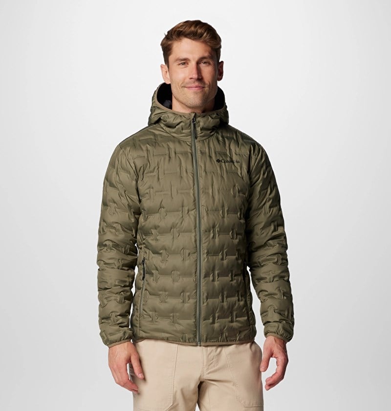 Columbia Delta Ridge Down Hooded Erkek Kaz Tüyü Mont WO6610