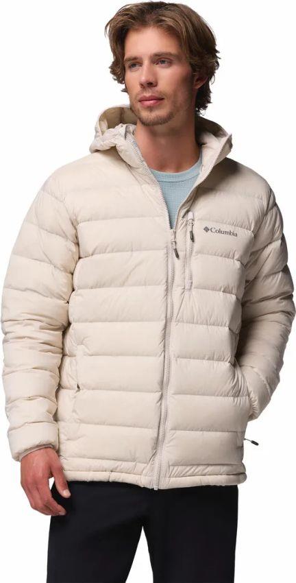 Columbia Drift Peak™ Stretch Down Hooded Jacket Bej Erkek Outdoor Mont WE1852