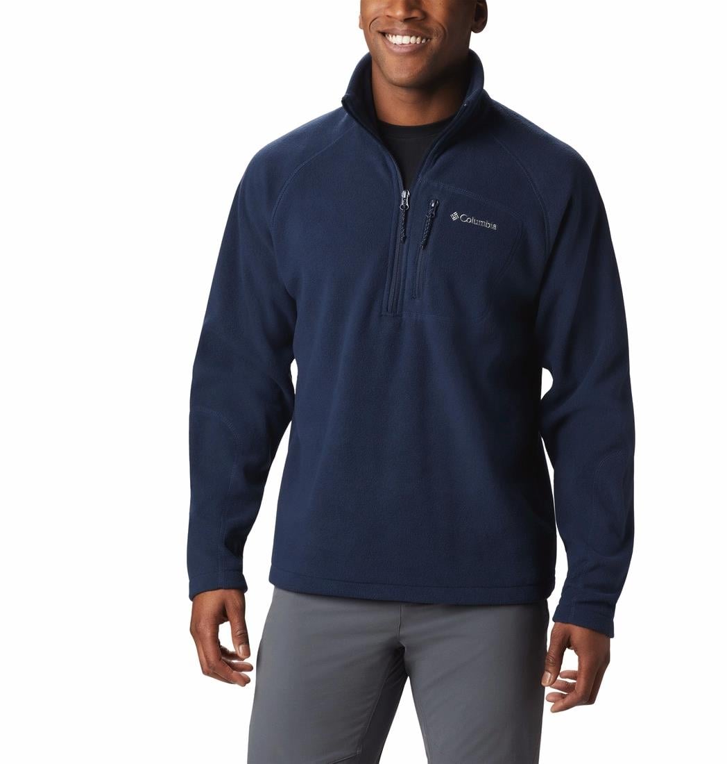 Columbia Fast Trek III Half Zip Fleece Erkek Yarım Fermuarlı Polar Üst Lacivert XM6410-468