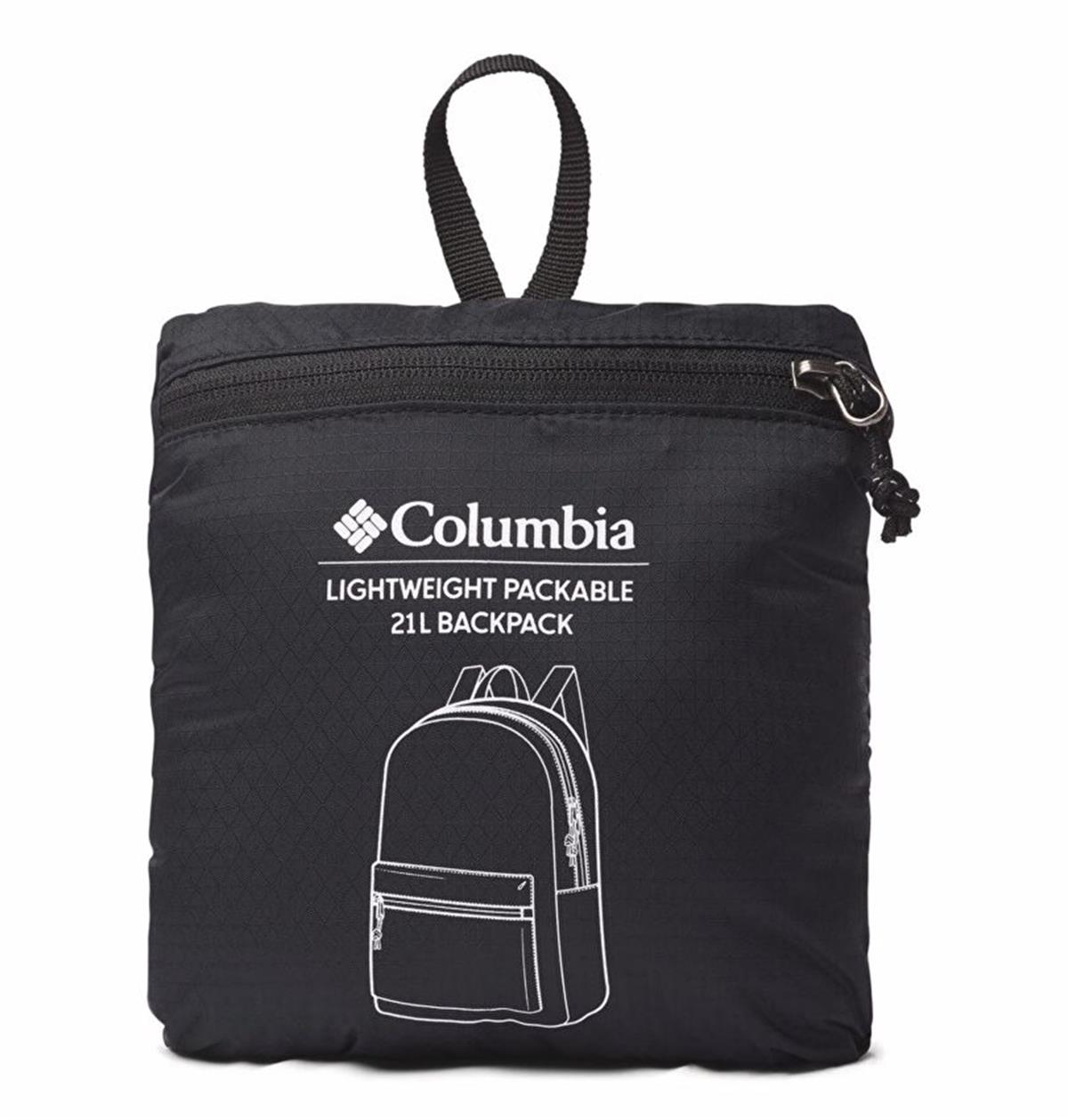 Columbia Lightweight Packable 21L Backpack Unisex Çanta Siyah UU0096-011