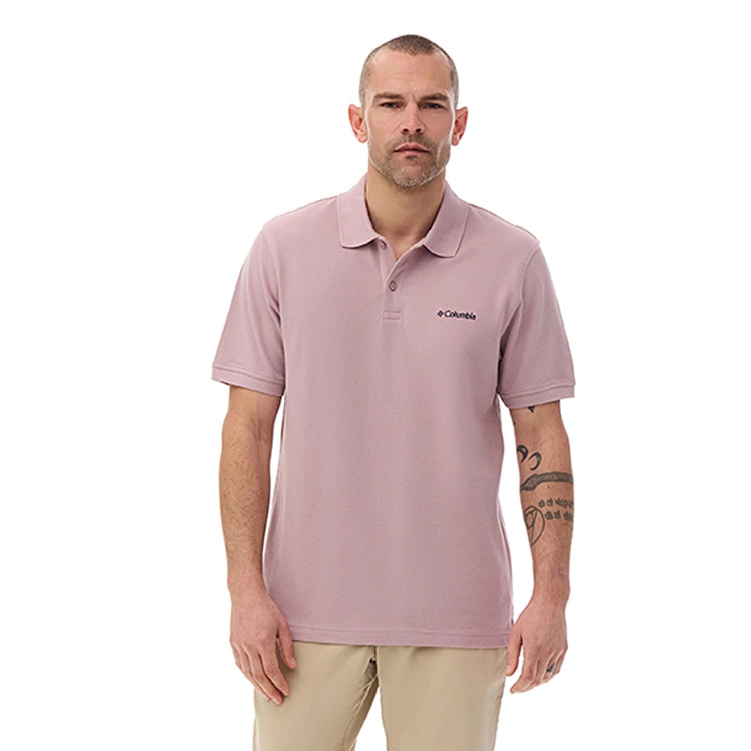 Columbia M Cascade Range Solid Polo Erkek Outdoor Tişört CS0214