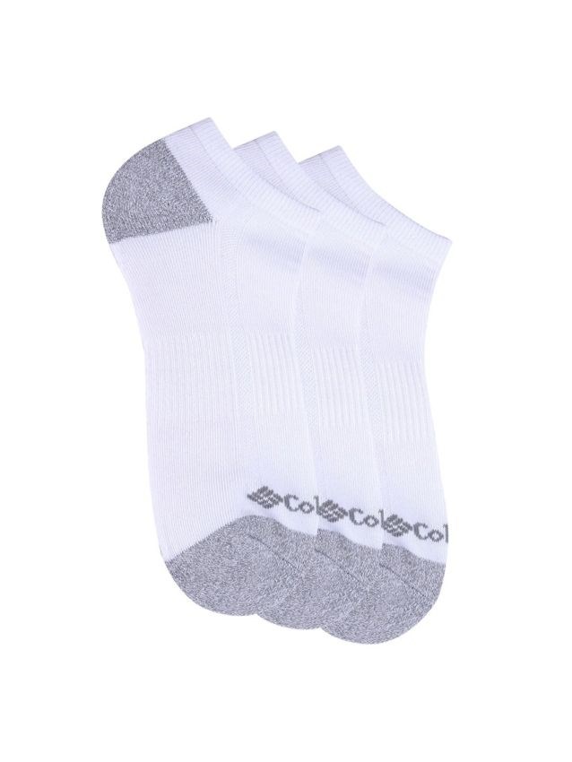 Columbia Men White SOCKS MN 3P NO-SHOW-HCUSH-H&T (3 Pair) Çorap