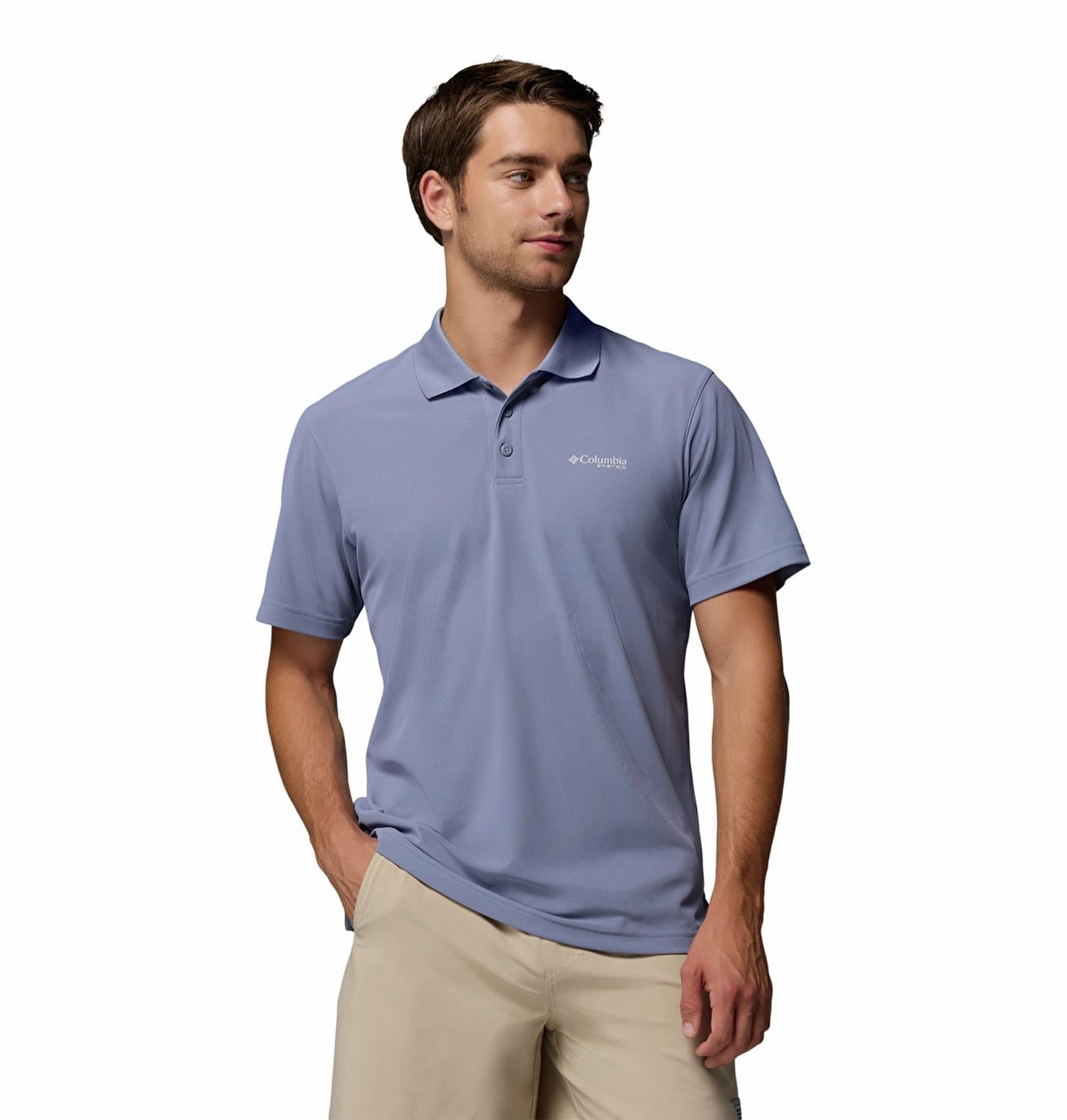 Columbia Men's PFG Freezer™ Polo Shirt Mor Erkek Yakalı Tişört FM4923