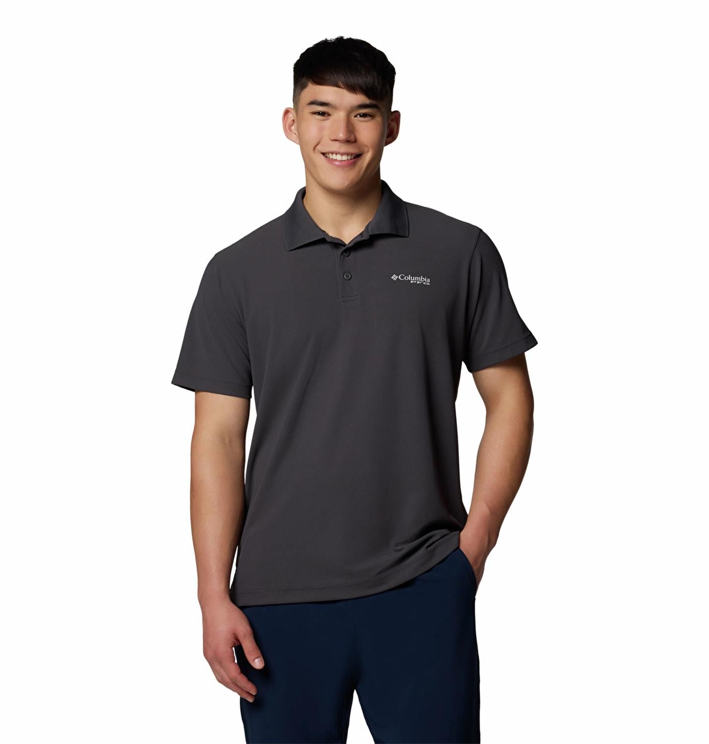 Columbia Men's PFG Freezer™ Polo Shirt Siyah Erkek Yakalı Tişört FM4923