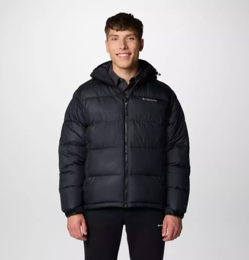 Columbia Pike Lake™ II Hooded Jacket Siyah Erkek Outdoor Mont WM0326