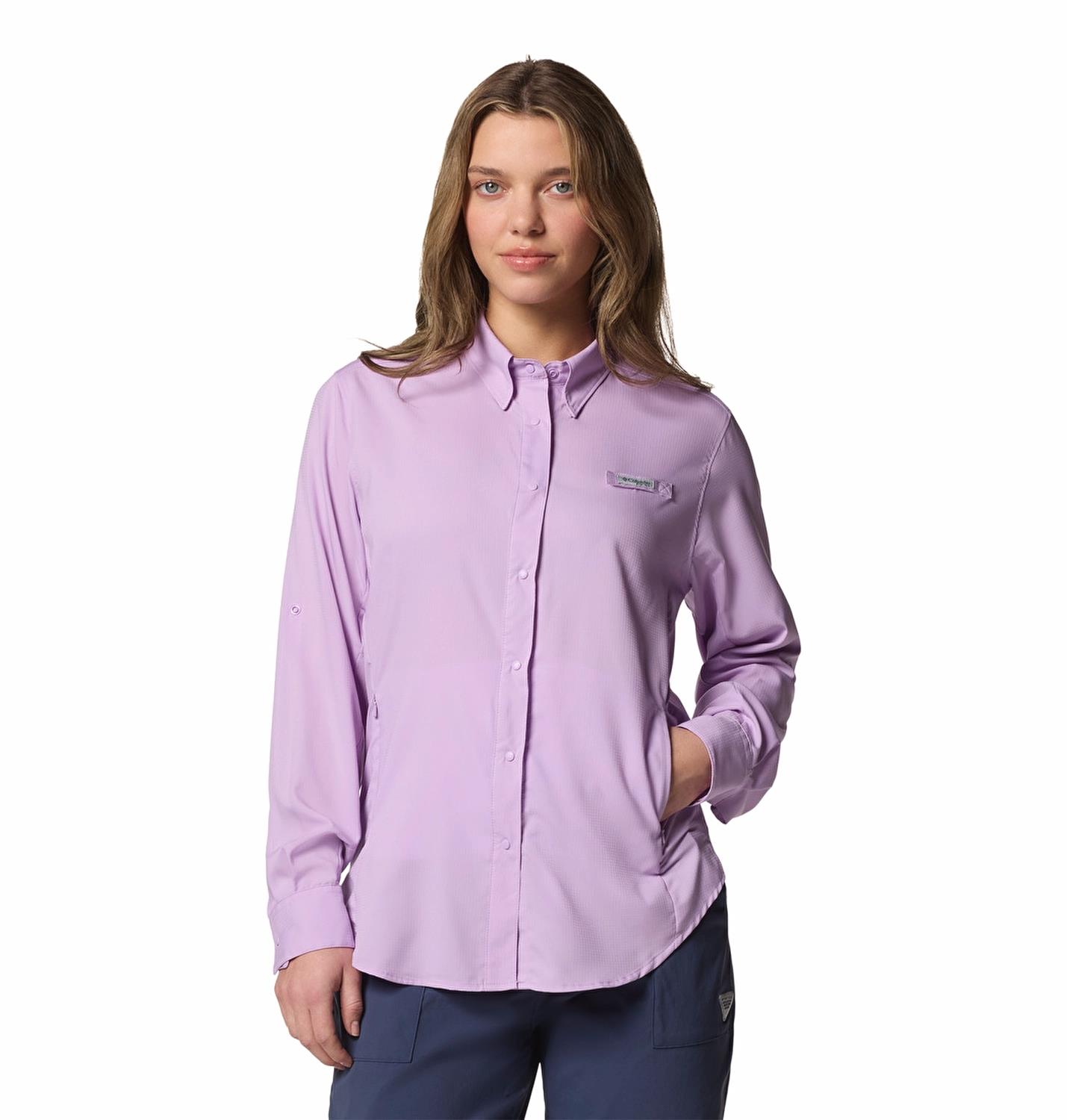 Columbia Womens Tamiami II LS Shirt Kadın Uzun Kollu Gömlek FL7278