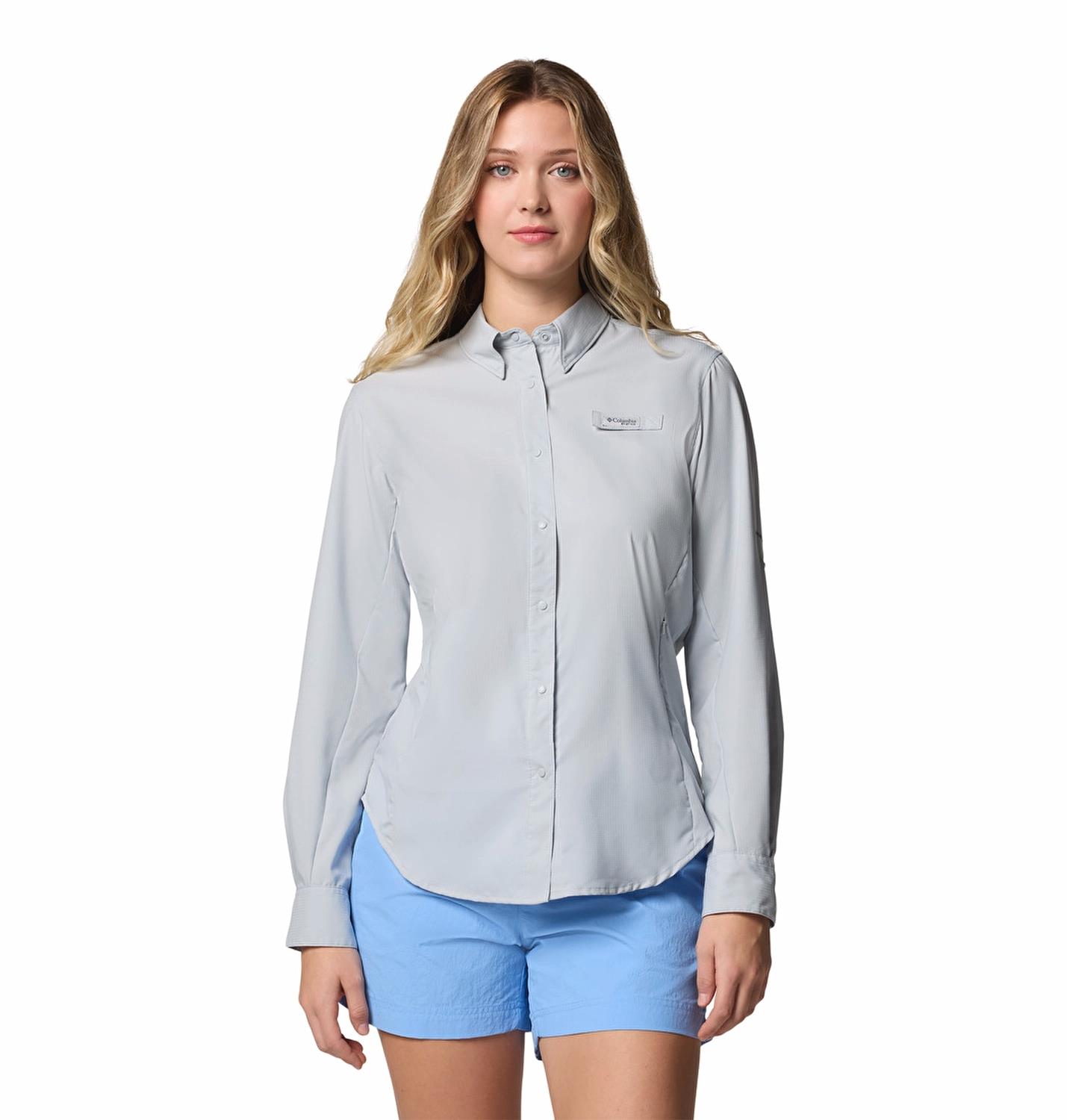Columbia Womens Tamiami II LS Shirt Kadın Uzun Kollu Gömlek FL7278