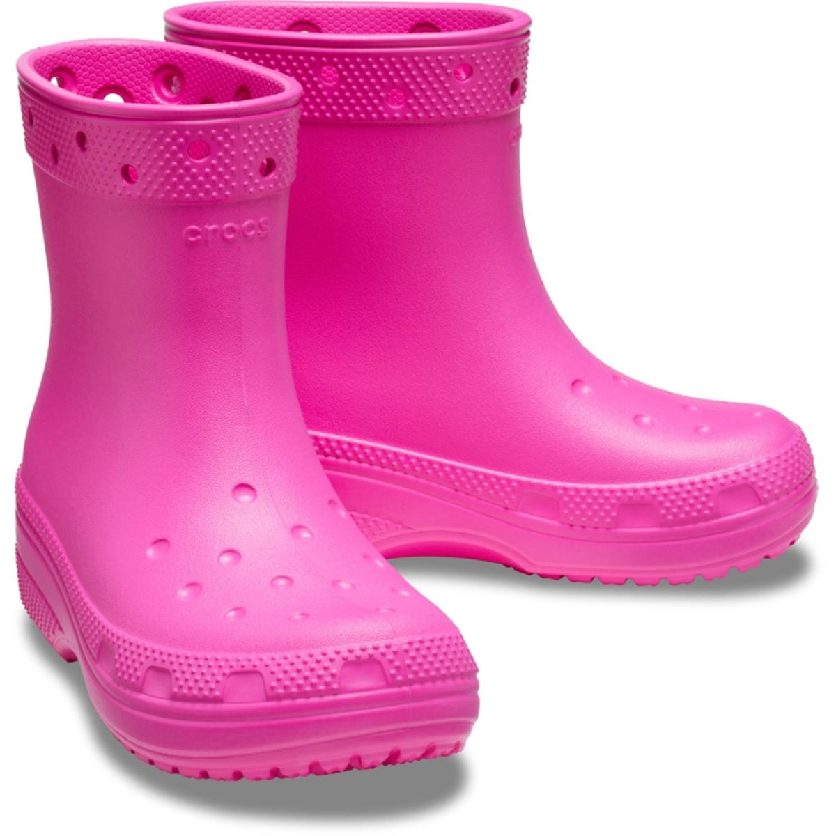 Crocs Classic Boot Çocuk Yağmur Botu 208544-6UB Pembe