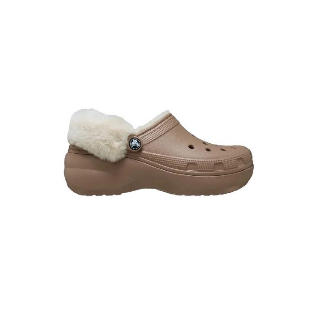 Crocs Classic Platform Fuzz Lined Clog Kadın Terlik 212854
