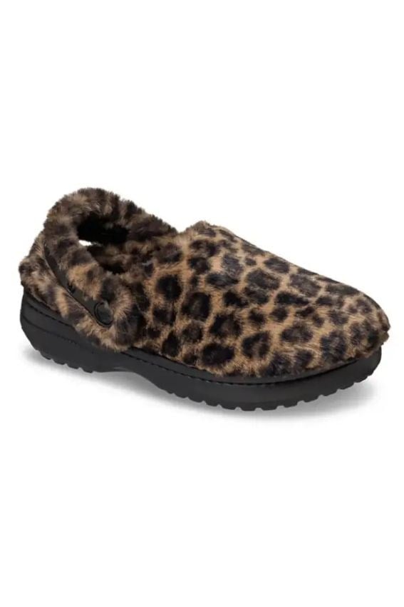 Crocs Cls Unfurgettable Animal Clog Leopar Desenli Kadın Terlik 212002_2LD