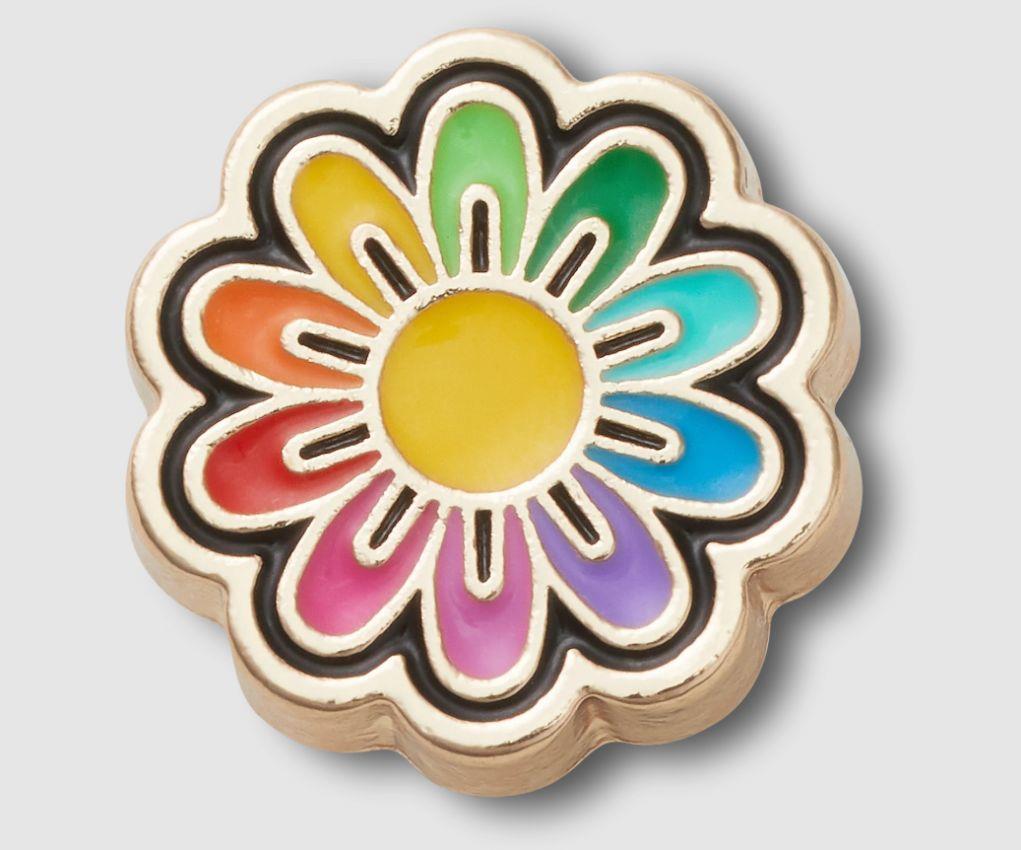 Crocs Jibbitz™ Festival Gold Rainbow Daisy Terlik Süsü 10013431