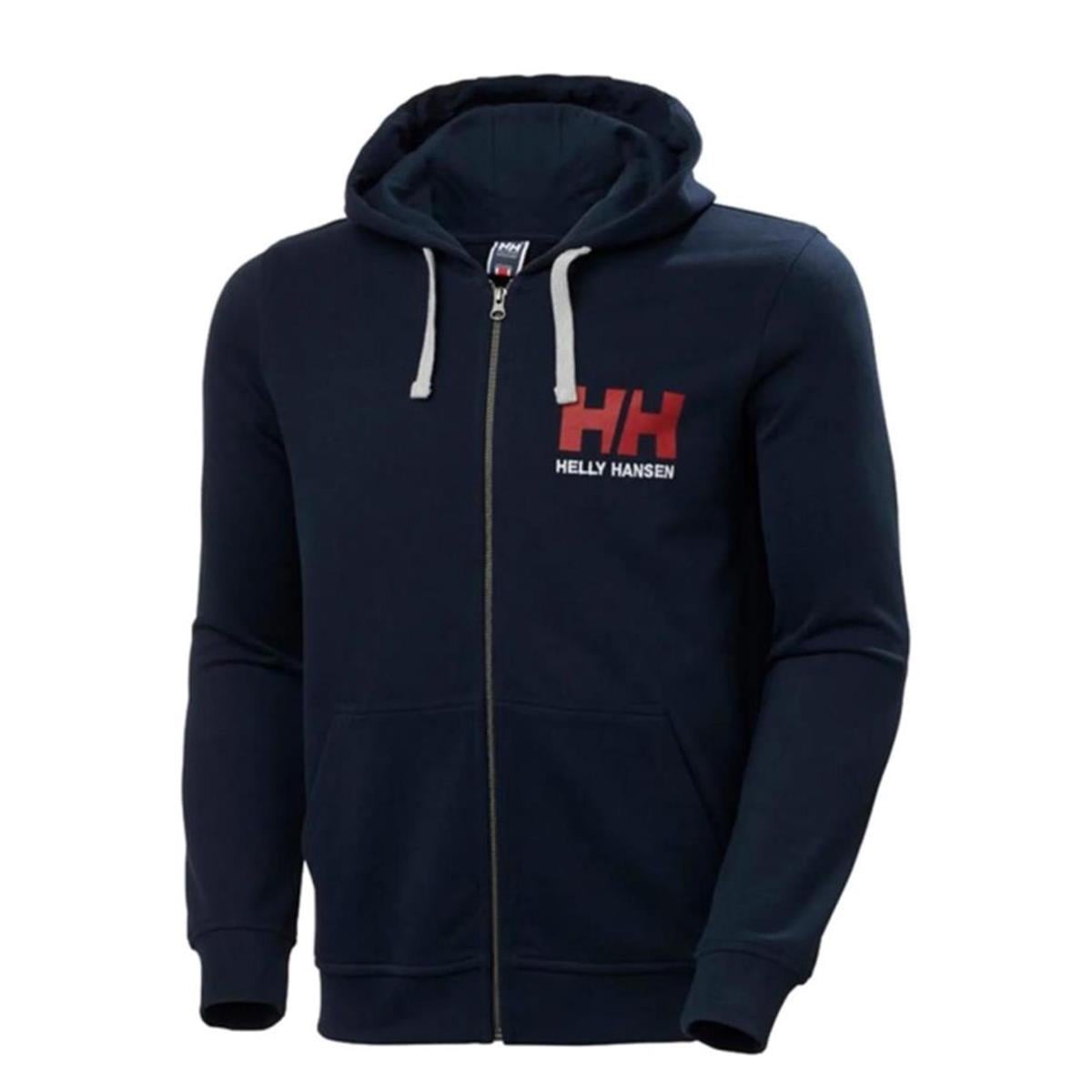 Helly Hansen Hh Hh Logo Full Zip Hoodie Erkek Kapüşonlu Tam Fermuarlı Sweatshirt HHA.34163-597