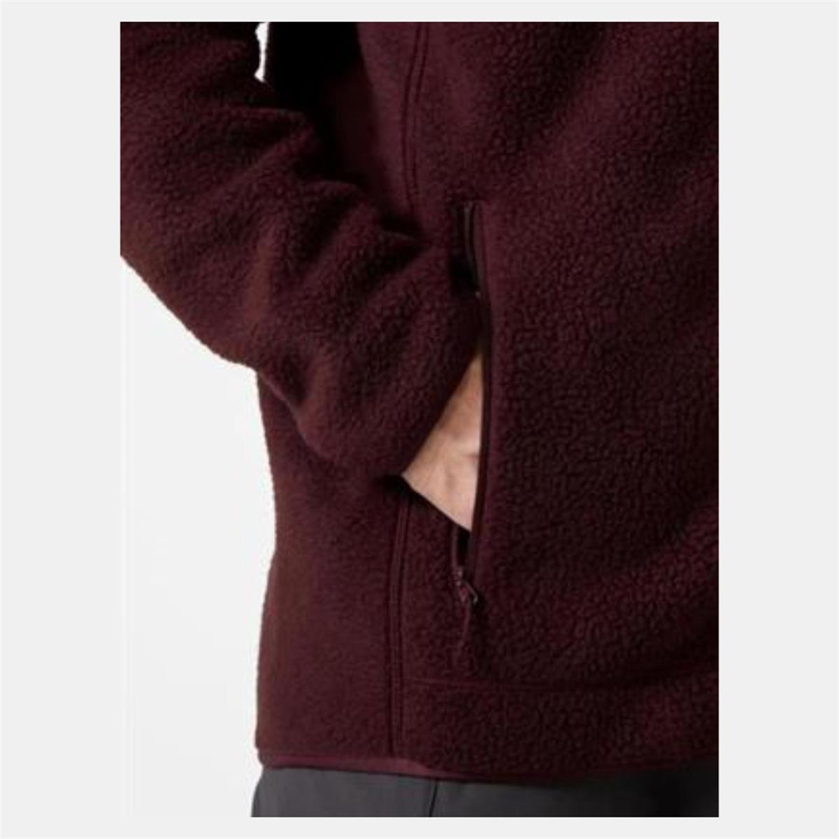 Helly Hansen Panorama Pile Block Jacket Erkek Bordo Polar Hha Hha