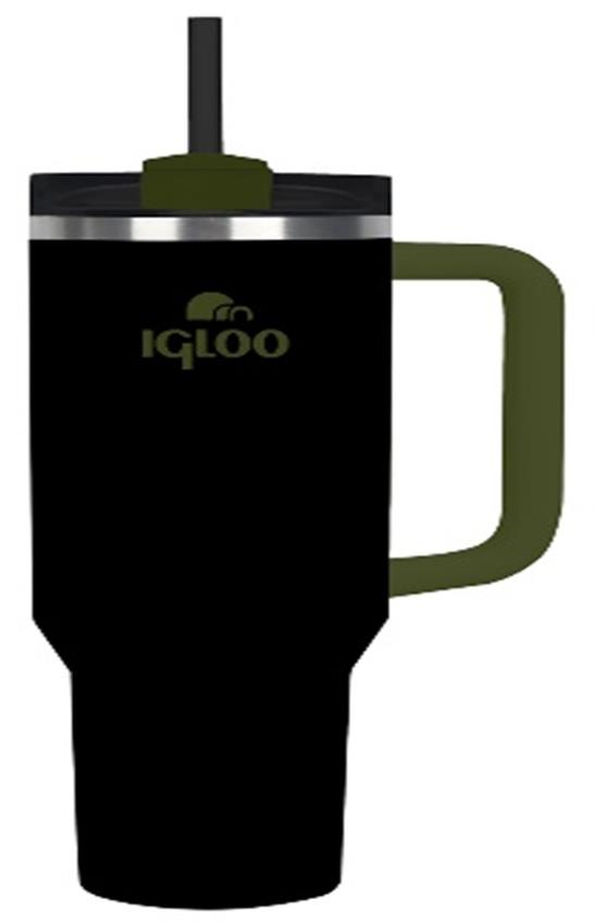 Igloo Stadler Thermo-Mug 1.2 Litre Siyah Haki