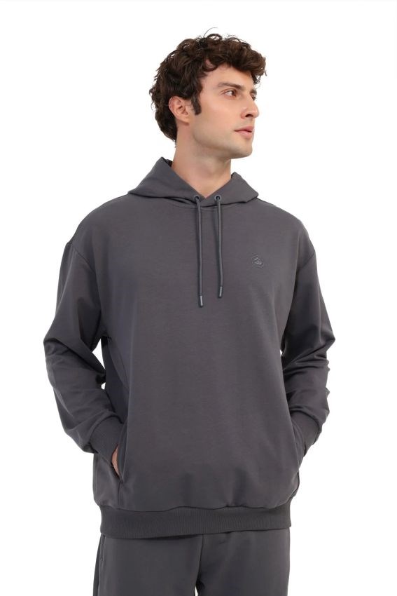 Lumberjack Hoodie Sweatshirt Erkek Gri MB SN73 6PR 102697529