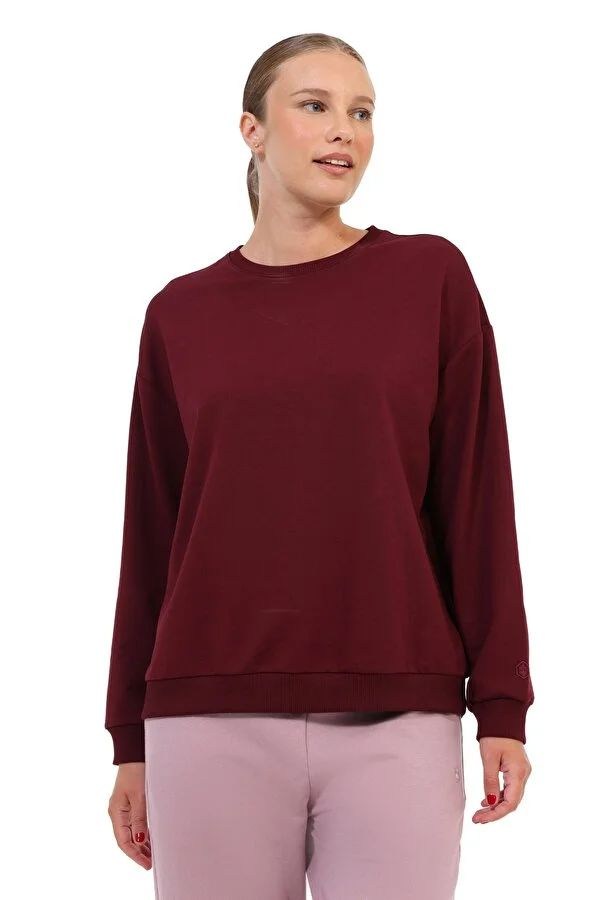 Lumberjack Wb 6Pr 16SN79 Kadın Bordo Sweatshirt 102710625