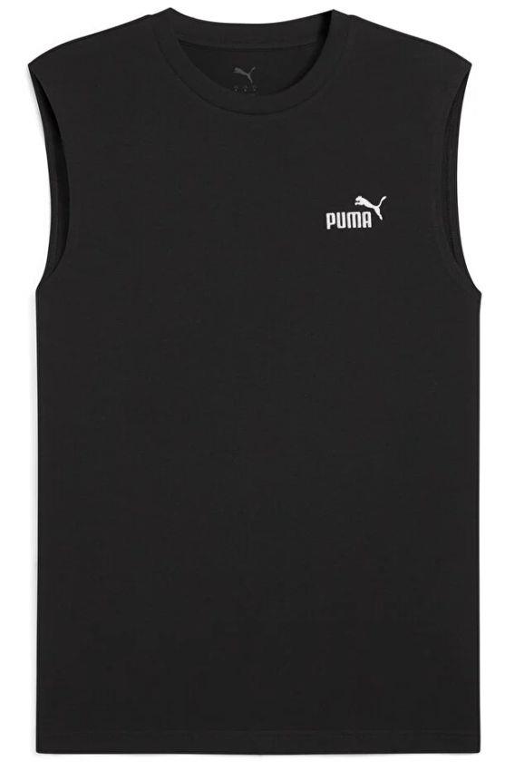 Puma ESS Sleeveless Tee Sıfır Kol Erkek T-Shirt Siyah 68262601