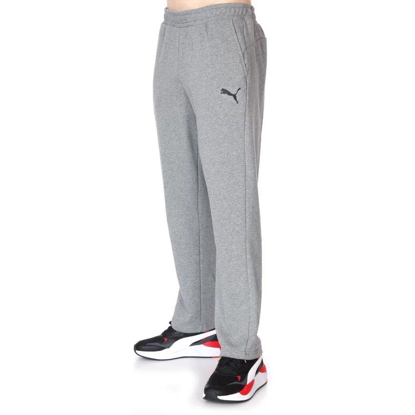Puma Essential Logo Erkek Gri Günlük Stil Eşofman Altı 58672053