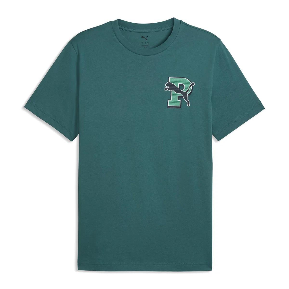 Puma Graphic Erkek Yeşil Günlük Stil T-Shirt 69177641