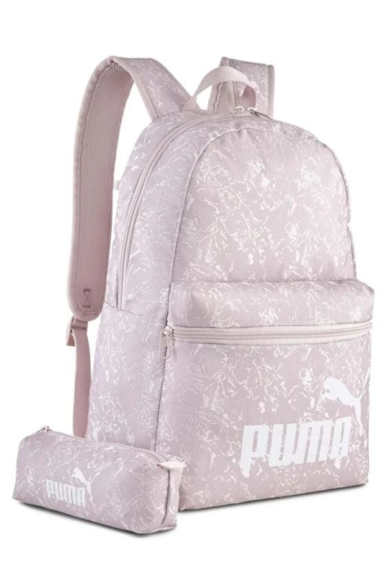 Puma Phase Aop BackPack Set Pembe Kalemlikli Unisex Sırt Çantası 09173309
