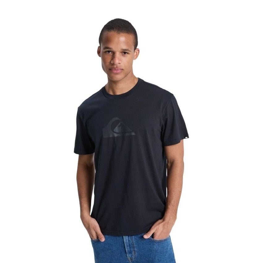 Quiksilver Ev Comp Logo Erkek Tişört Siyah EQYZT08182