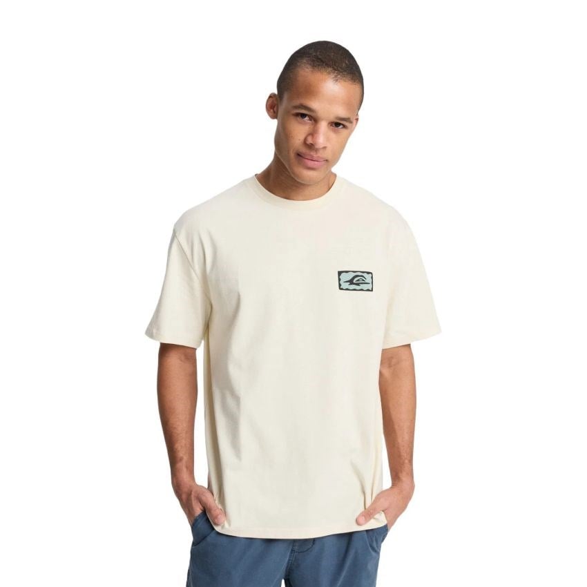 Quiksilver Serenity Splash Erkek Beyaz Tişört EQYZT08300